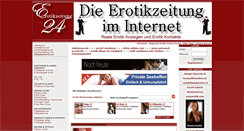 Desktop Screenshot of erotikzeitung24.de